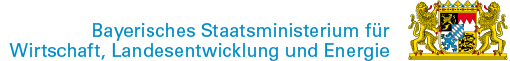 Logo des Bayerischen Staatsministeriums für Wirtschaft, Landesentwicklung und Energie