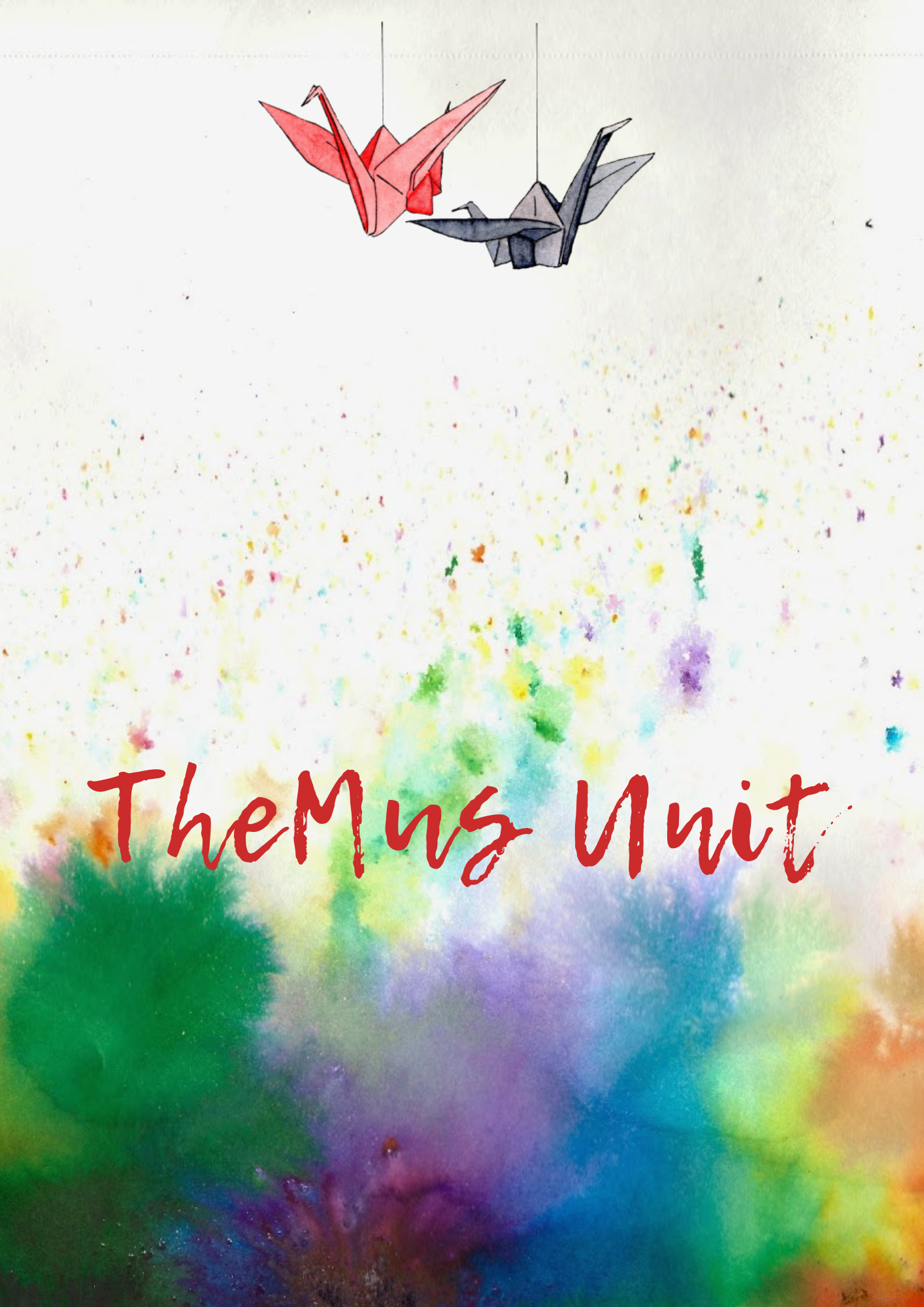 Plakat der Jugendtheatergruppe TheMus-Unit